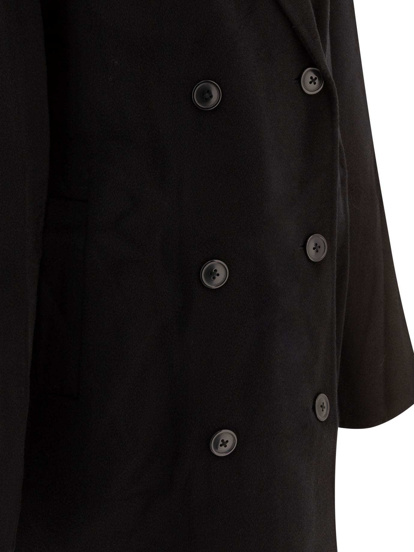 LOULOU STUDIO Black   Borneo coat